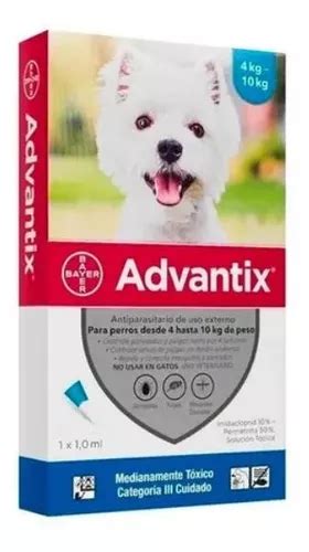 Advantix Pipeta Antipulgas Y Garrapatas Perros 4 10 Kg MercadoLibre