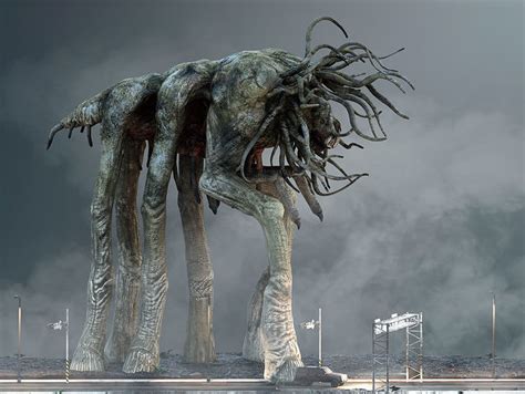 3d Model Creature Of The Mist Vr Ar Low Poly Rigged Cgtrader