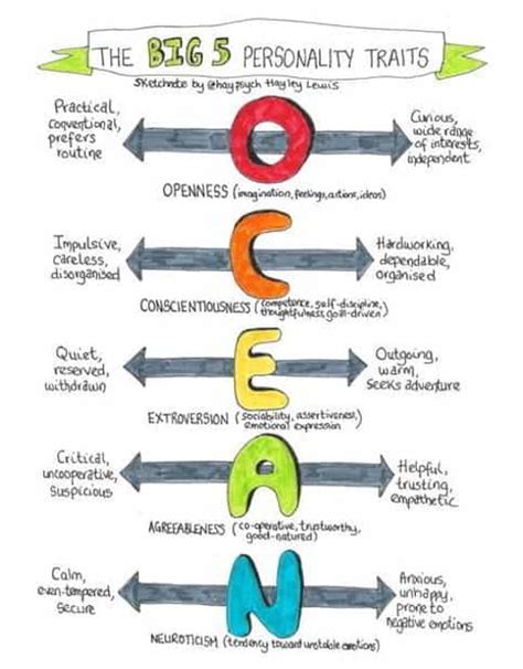 OCEAN Personality Test this is the 'Big Five' concept