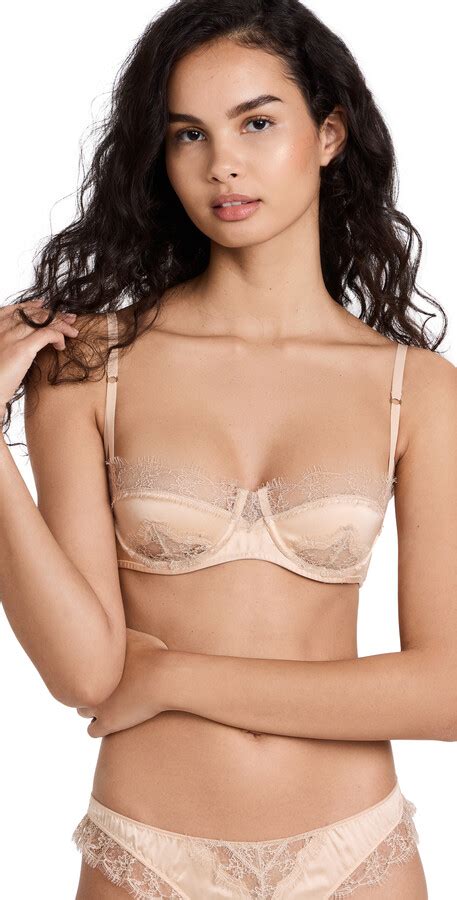 Kiki De Montparnasse Lace Inset Balconette Bra ShopStyle