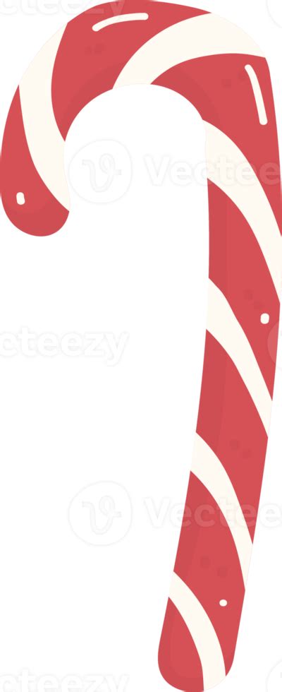 Cute Christmas Candy Cane Decoration Cartoon Doodle Hand Drawing