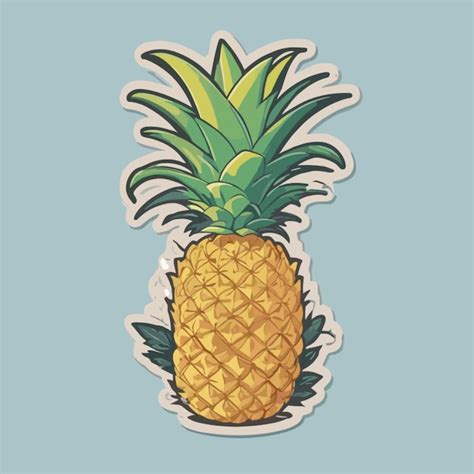 Vecteur De Dessin Anim L Ananas Vecteur Premium