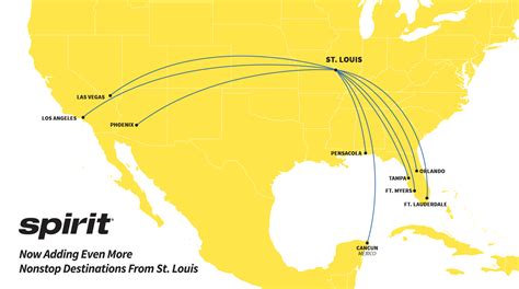 Huge Growth: Spirit Airlines Adds New Routes From St. Louis And ...