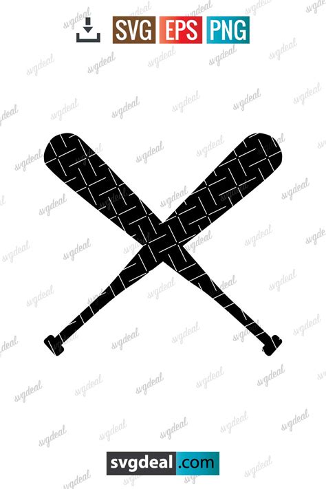 Baseball Bat Silhouette - Free SVG Files