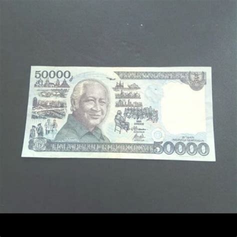 Jual Uang Kertas Kuno 50000 Rupiah Soeharto Uang Lama 50 Suharto Di