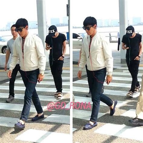 Top And Gd At Incheon To Indonesia Bigbang Top Pic Korean Wave