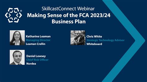 Fca Business Plan 2023 Skillcastconnect Webinar