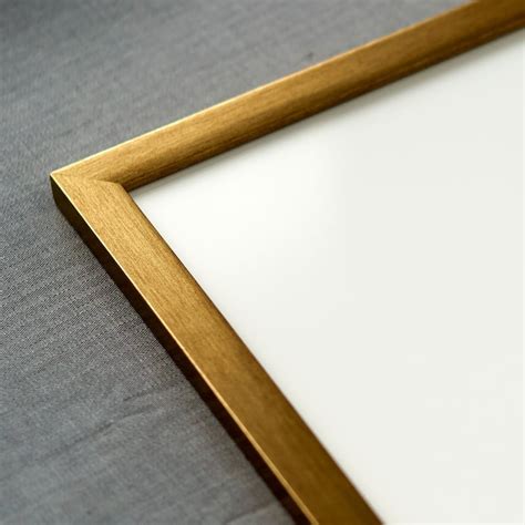 32x40 Frame Bronze Modern Minimalist Modern Wood Picture Frame