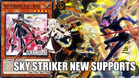 Ygoprosky Striker New Supports Sky Striker Ace Roze And Sky Striker