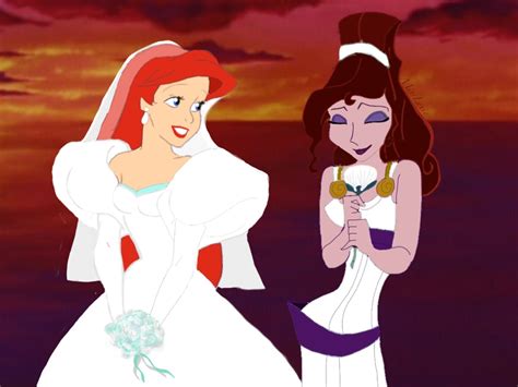 Megara and Ariel by MissLexie on DeviantArt