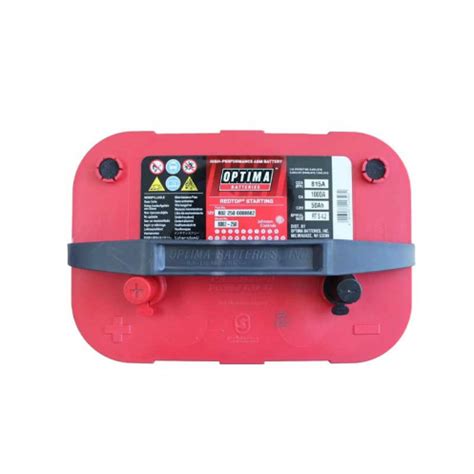 Batterie OPTIMA Rouge RTC 4 2 50ah 12v Borne Gauche OPT 8002