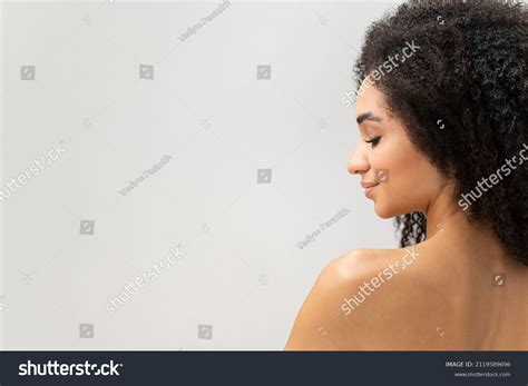 Side View Sensual Naked Beautiful Brunette Stock Photo Shutterstock