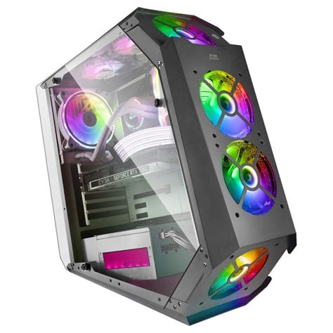 Caja Atx Semitorre Mars Gaming Mc Black Discoazul