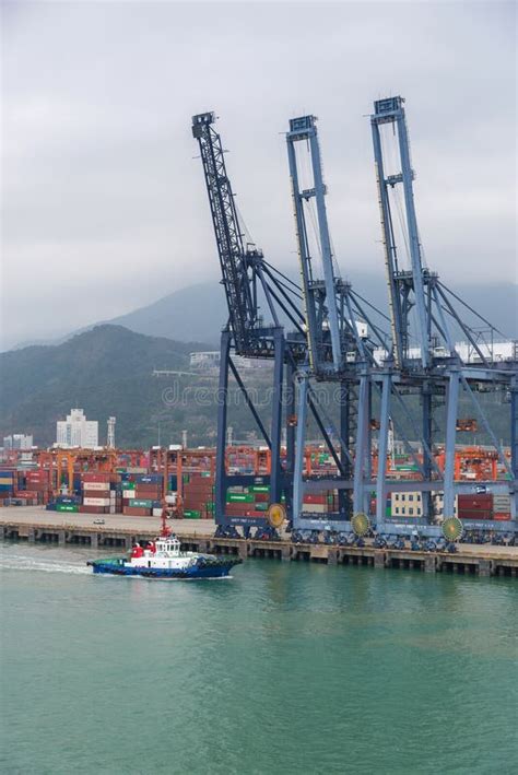 Container terminal editorial stock photo. Image of terminal - 142627573