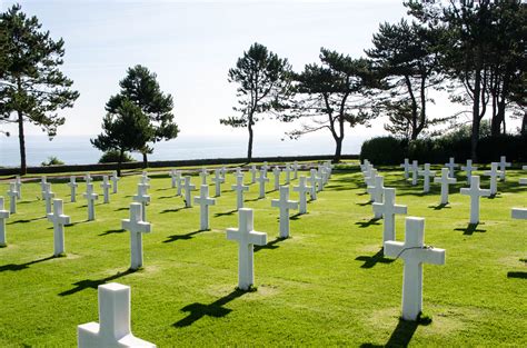 View of the Normandy American Cemetery - Normandy at War Tours