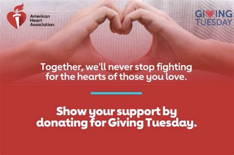 This Givingtuesday American Heart Association Seeks Support To Ensure