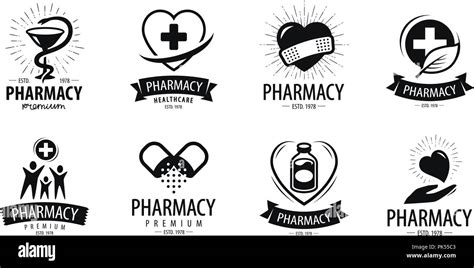 Pharmacie Pharmacie Logo Ou Label La M Decine De La Sant Symbole