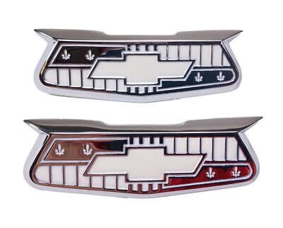 Chevy Chrome Bel Air Crest Emblems Chevrolet