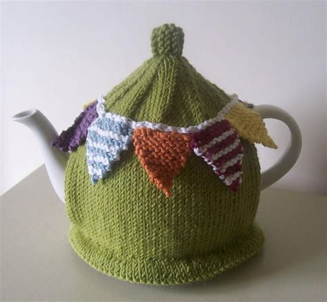 Summer Bunting Tea Cosy Knitting Crochet Pattern By Buzybee