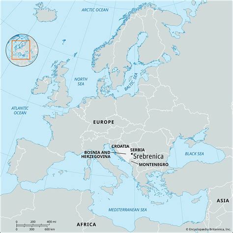srebrenica genocide massacre war crimes map britannica