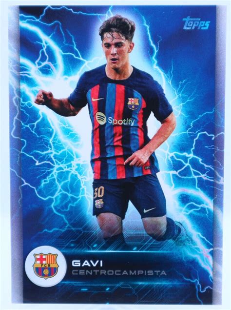 Gavi Super Electric 2022 23 Topps FC Barcelona Official Fan Set BAS