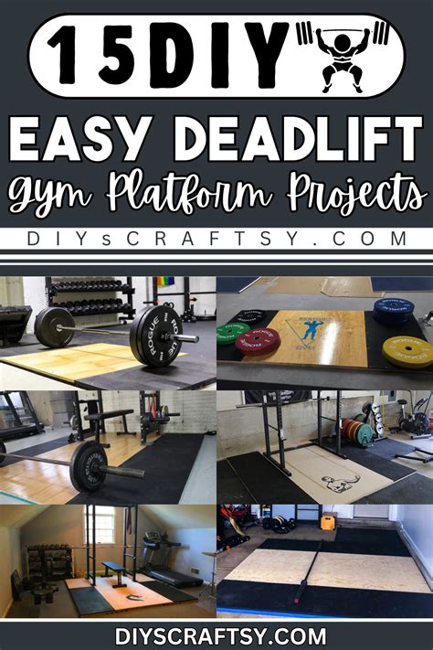 15 Diy Deadlift Platform Diy Weightlifting Platform Diyscraftsy