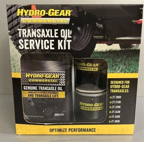 Oem Hydro Gear Transaxle Transmission Oil Service Kit Zt