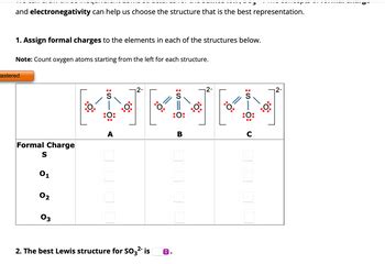 Answered: Formal Charge S 01 02 KNUM || :0: B 03… | bartleby