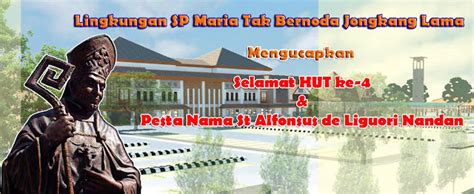 Selamat HUT Ke 4 Paroki St Alfonsus Nandan Lingkungan SP Maria Tak