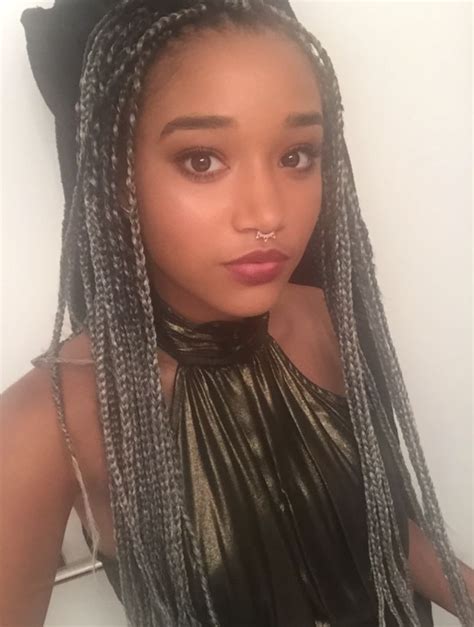 Manespiration Amandla Stenbergs Chopped Box Braids Goddess Braids Hairstyles Hair