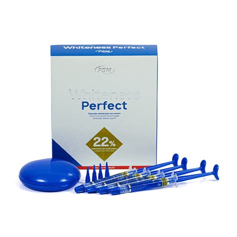 Clareador Dental Whiteness Perfect 16 Mini Kit FGM C 3 Seringas