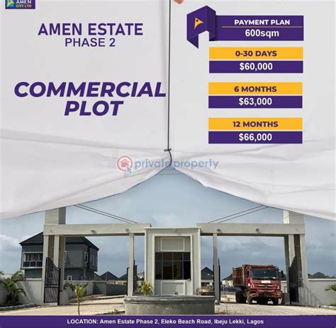 For Sale Land Eleko Beach Road Amen Estate Phase 2 Eleko Ibeju Lekki