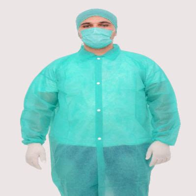 Unisex Surgical Gown Health Production Products Polypropylene Green