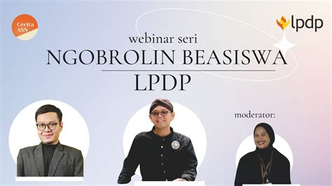 LIVE Cerita Beasiswa LPDP Bersama Awardee LPDP DN Dan LN Tips