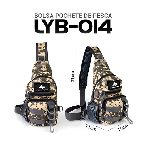 Brk Fishing Bolsa Pochete De Pesca Albatroz Camuflada LYB 014