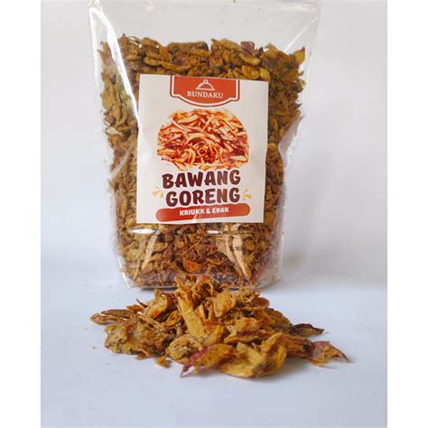 Jual Bawang Goreng Asli Brebes 500gr Grade B Shopee Indonesia