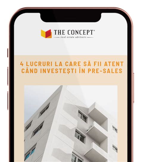 4 lucruri la care să fii atent când investești în pre sales The Concept