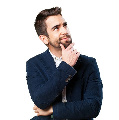 Thinking Man Png Image Free Download