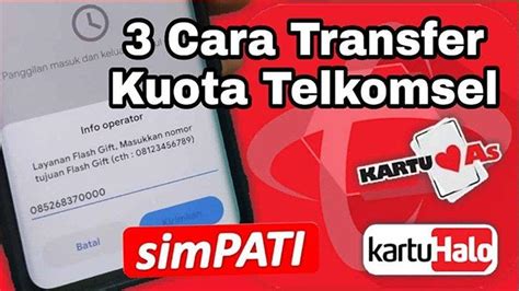 Cara Transfer Paket Data Telkomsel Lengkap Syarat Dan Biaya 5000 Per