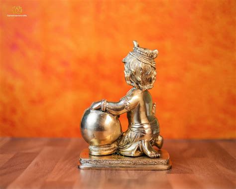 Baby Krishna Statue Lord Krishna Idol Laddu Gopal Bal | Etsy