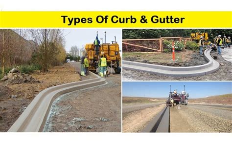 Curb And Gutter Types Advantages And Disadvantages