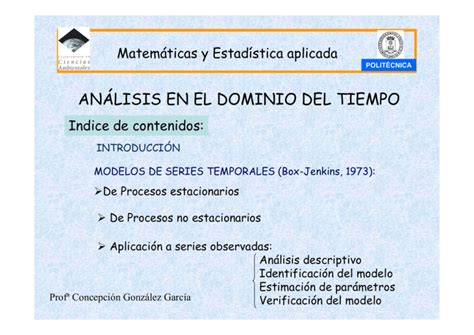 ANÁLISIS EN EL DOMINIO DEL TIEMPO