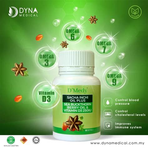 D Medy Sacha Inchi Oil Super Omega Immune Softgel D Medy Supplements