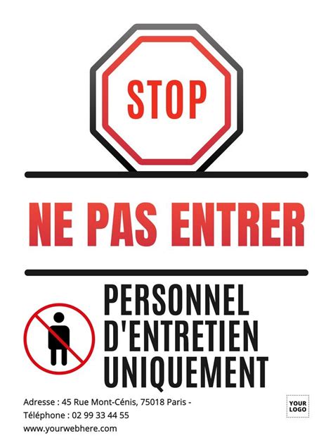 Panneaux d interdiction et de restriction à éditer et à imprimer