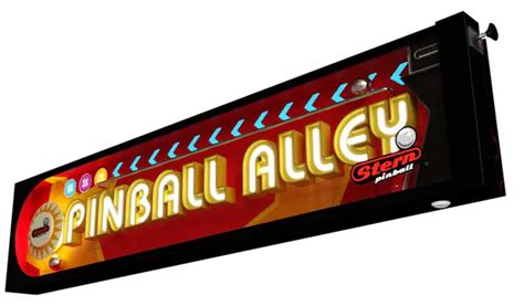 Stern Pinball Alley Sign P4p Coinop