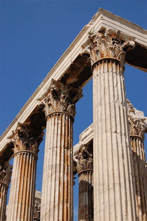 Greek Architecture Building Greece Ancient Temple Of Olympian Hd