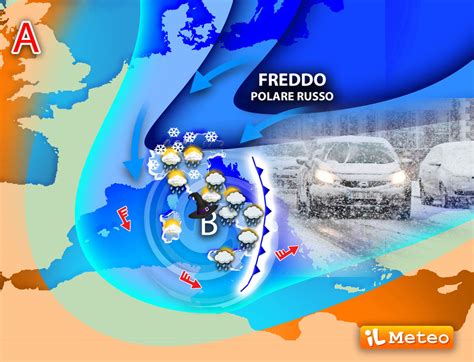 Meteo DOMENICA Con Maltempo Invernale Pioggia Vento Forte E Neve Le