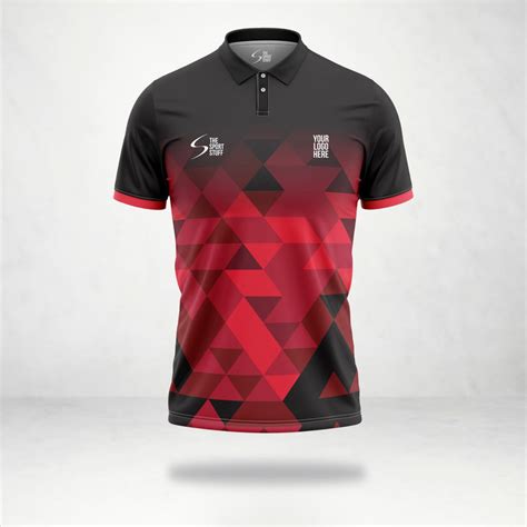 Red Diamond Customized Cricket Team Jersey Design Customized Cricket