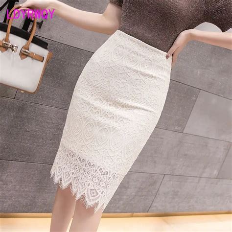 Lace Short Skirt Wrapped Hip Skirt Mid Length Half Length Skirt For