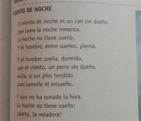 cuántas sílabas tiene cada estrofa de viento de noche sílabas por